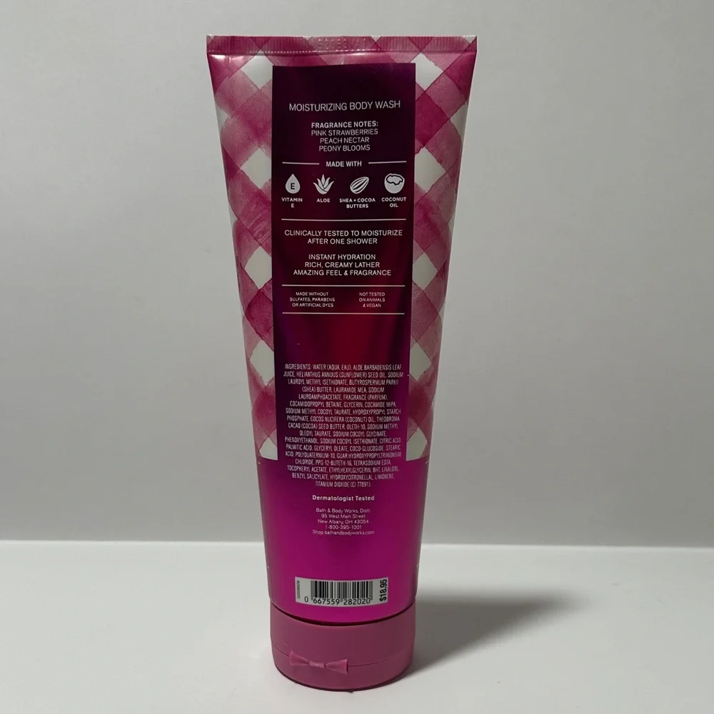 NEW Bath & Body Works Gingham Gorgeous Moisturizing Body Wash - 10 oz